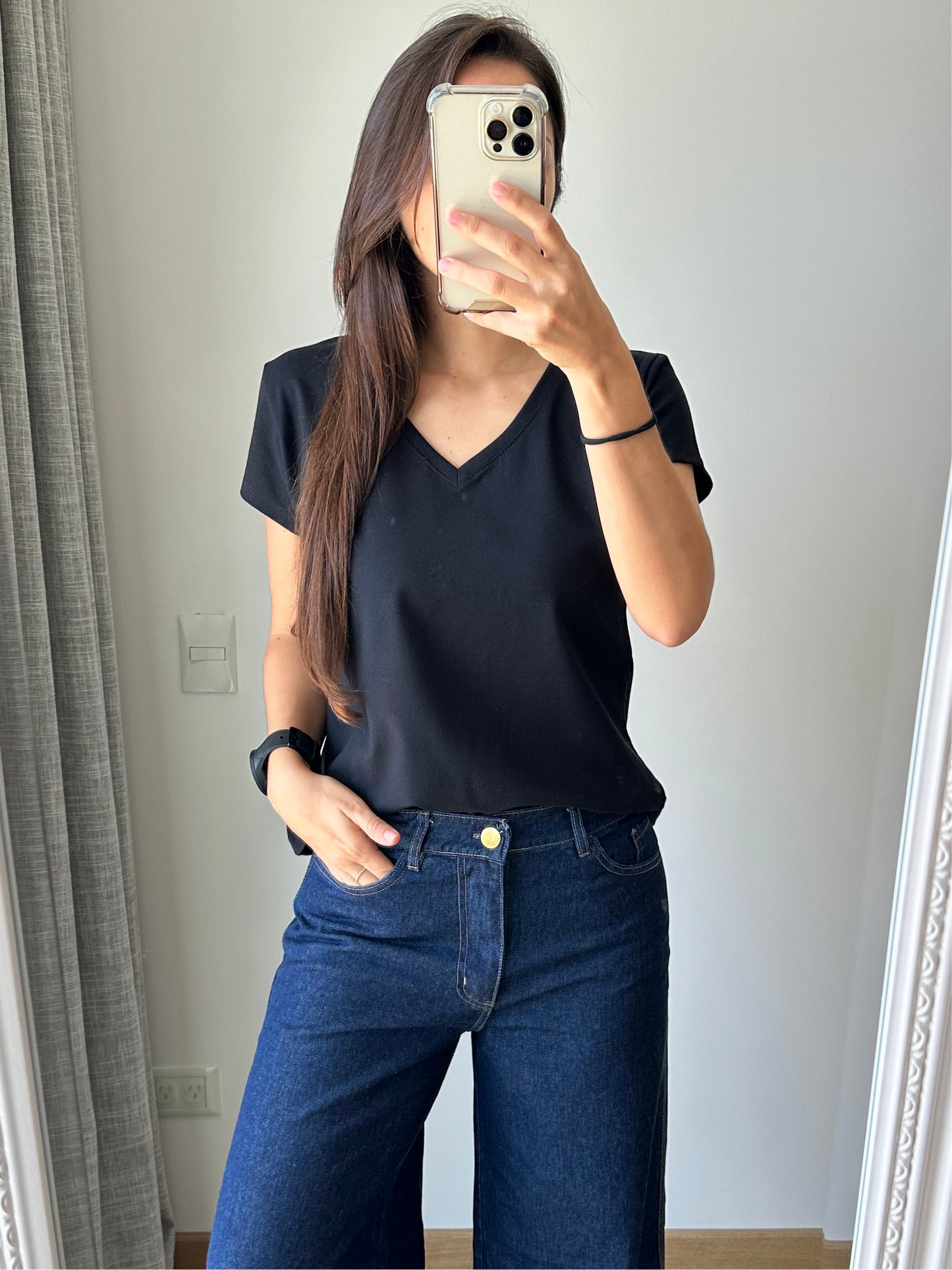 Polera MICA escote V