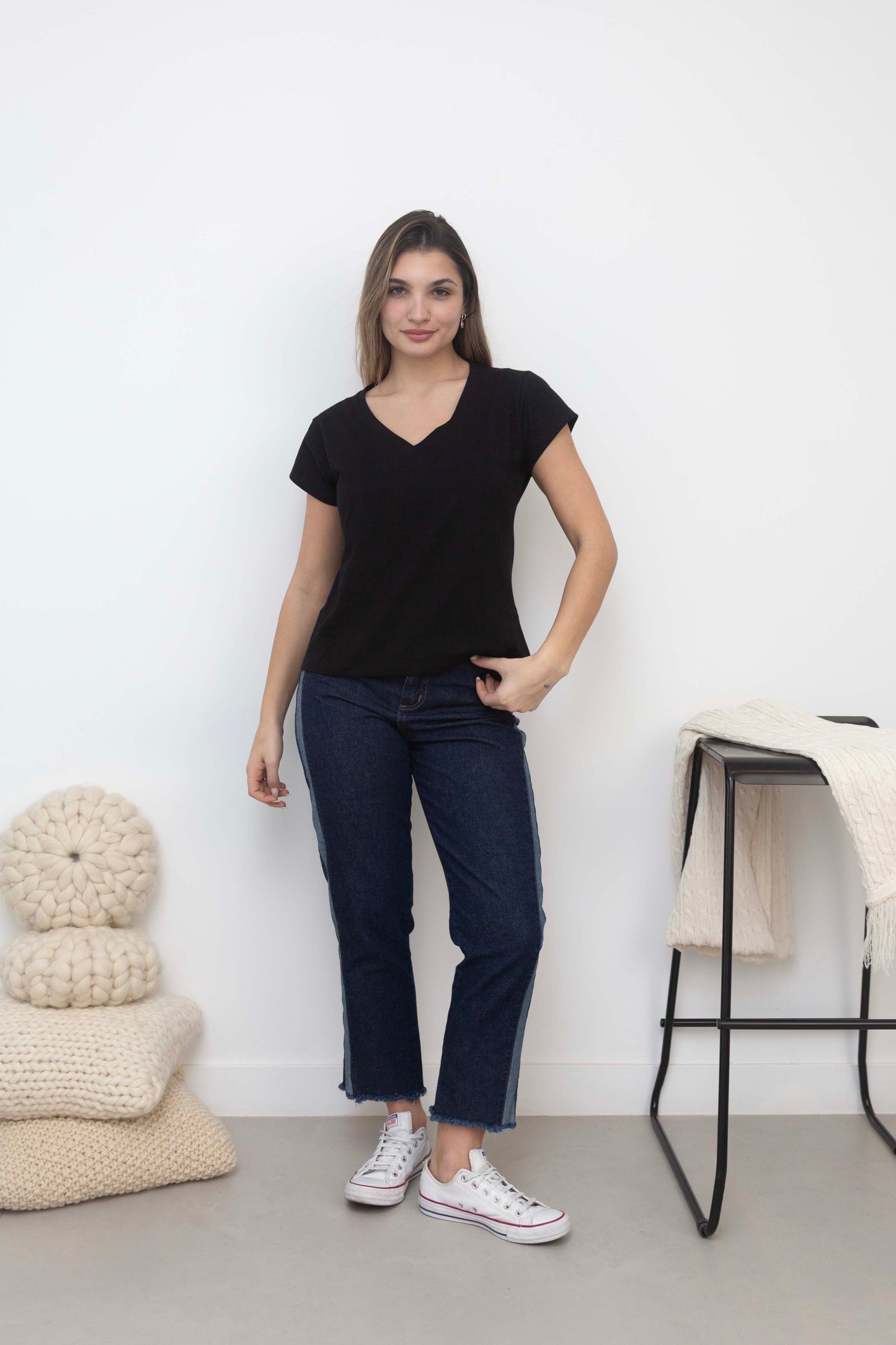 Polera MICA escote V
