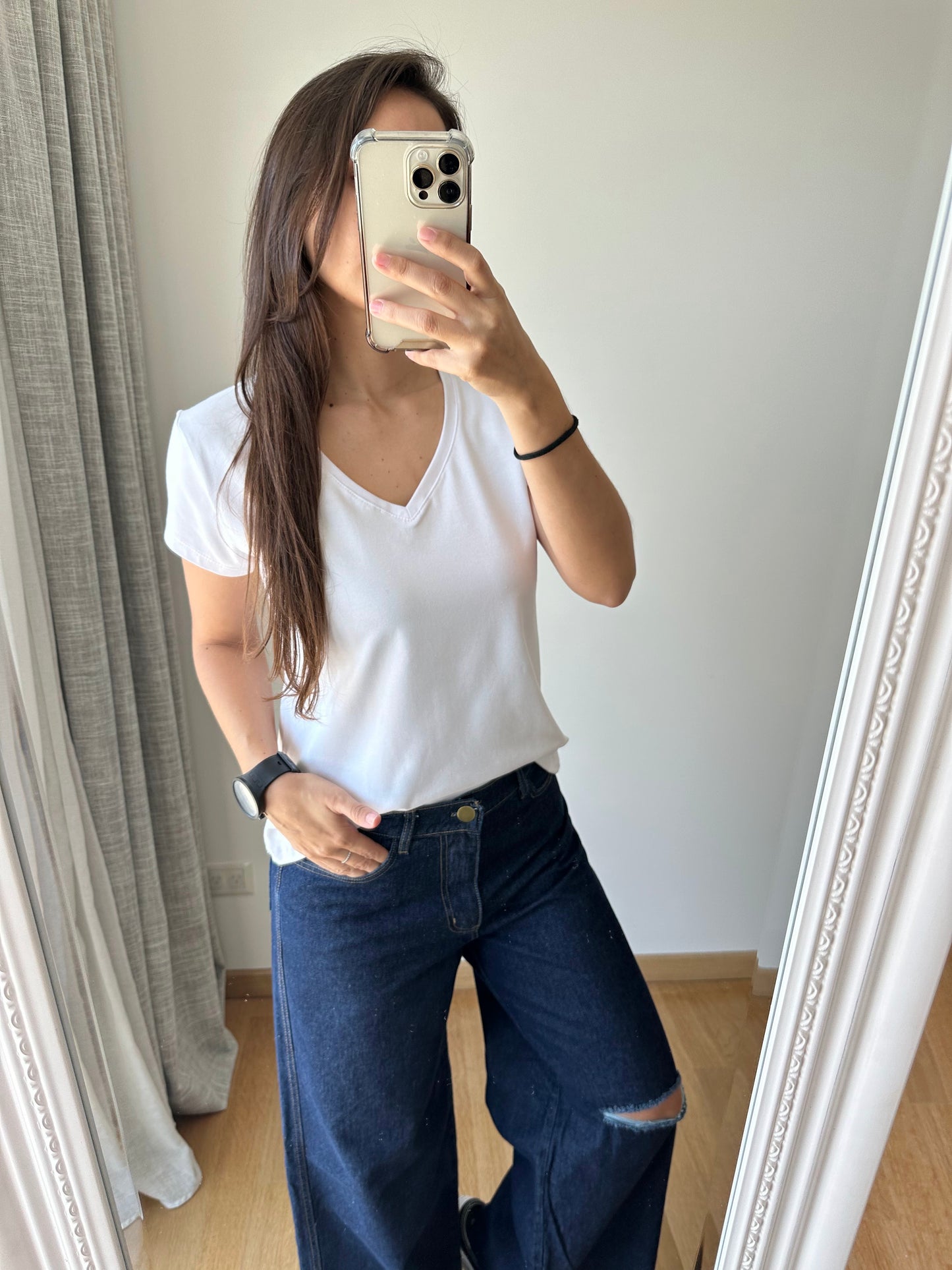 Polera MICA escote V