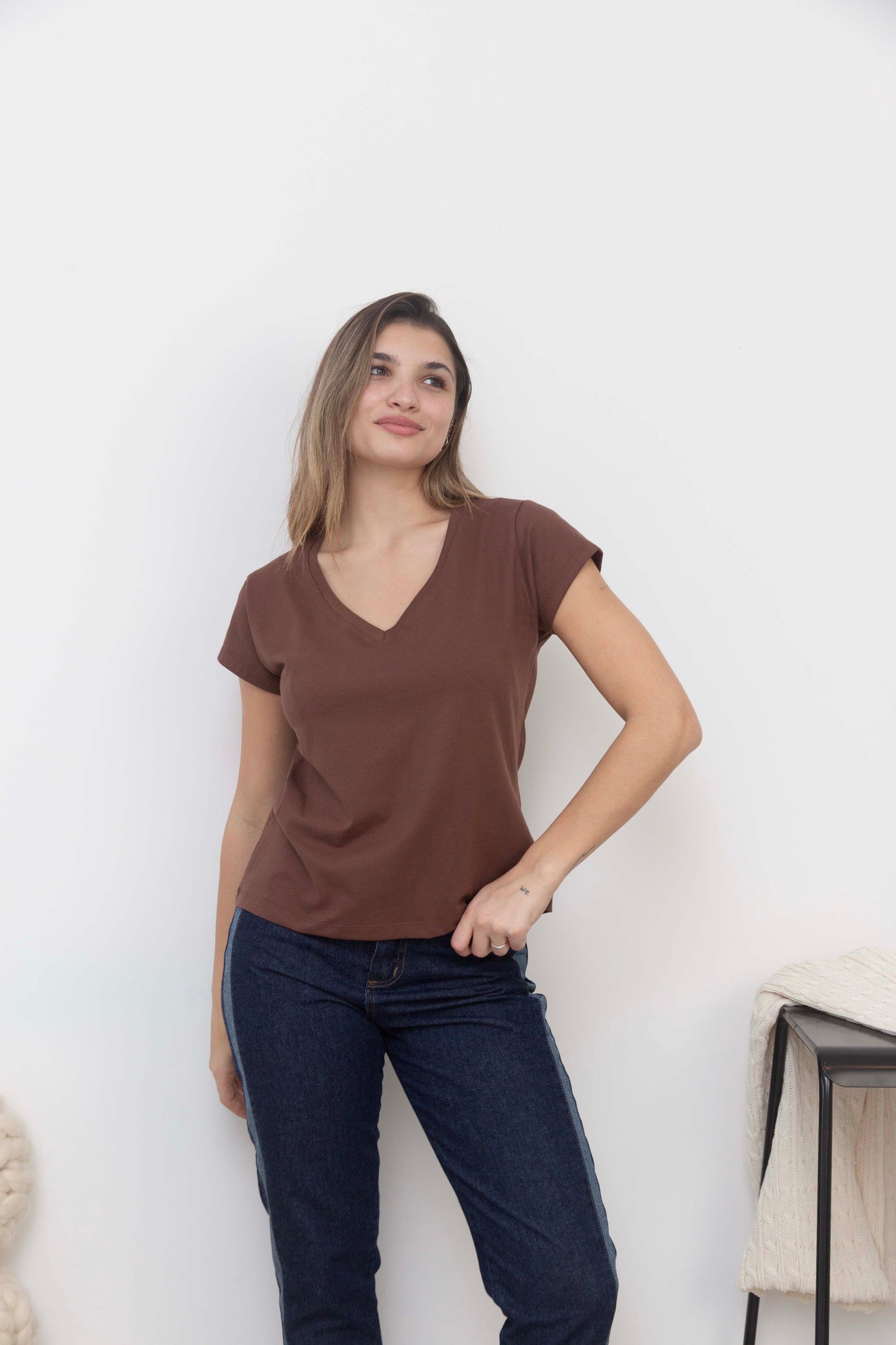 Polera MICA escote V