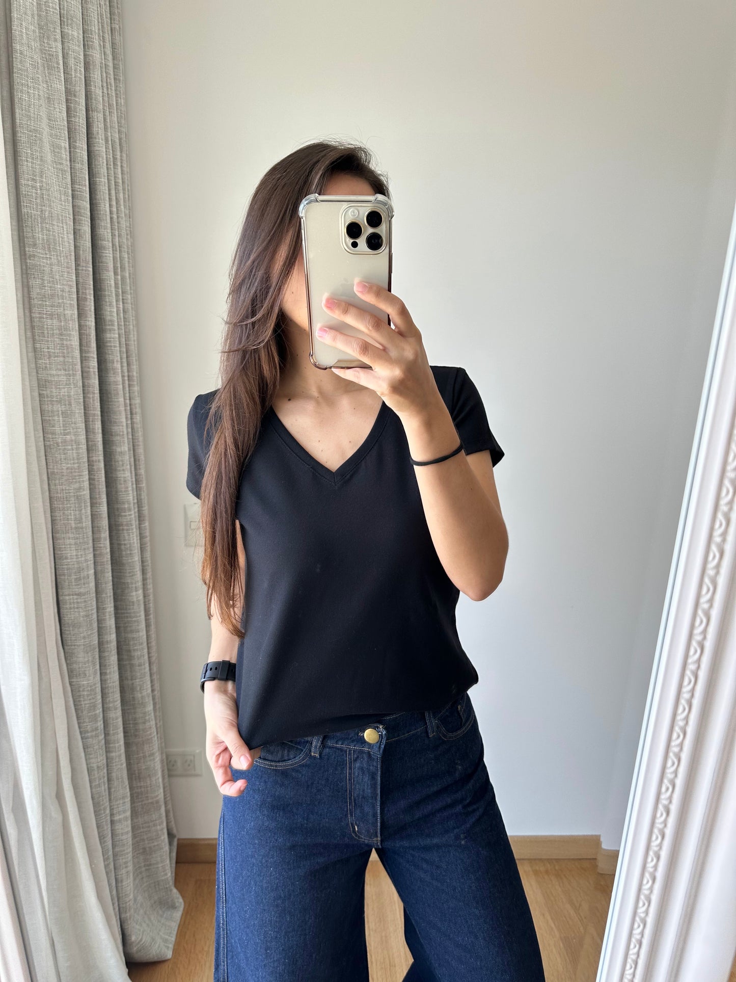 Polera MICA escote V
