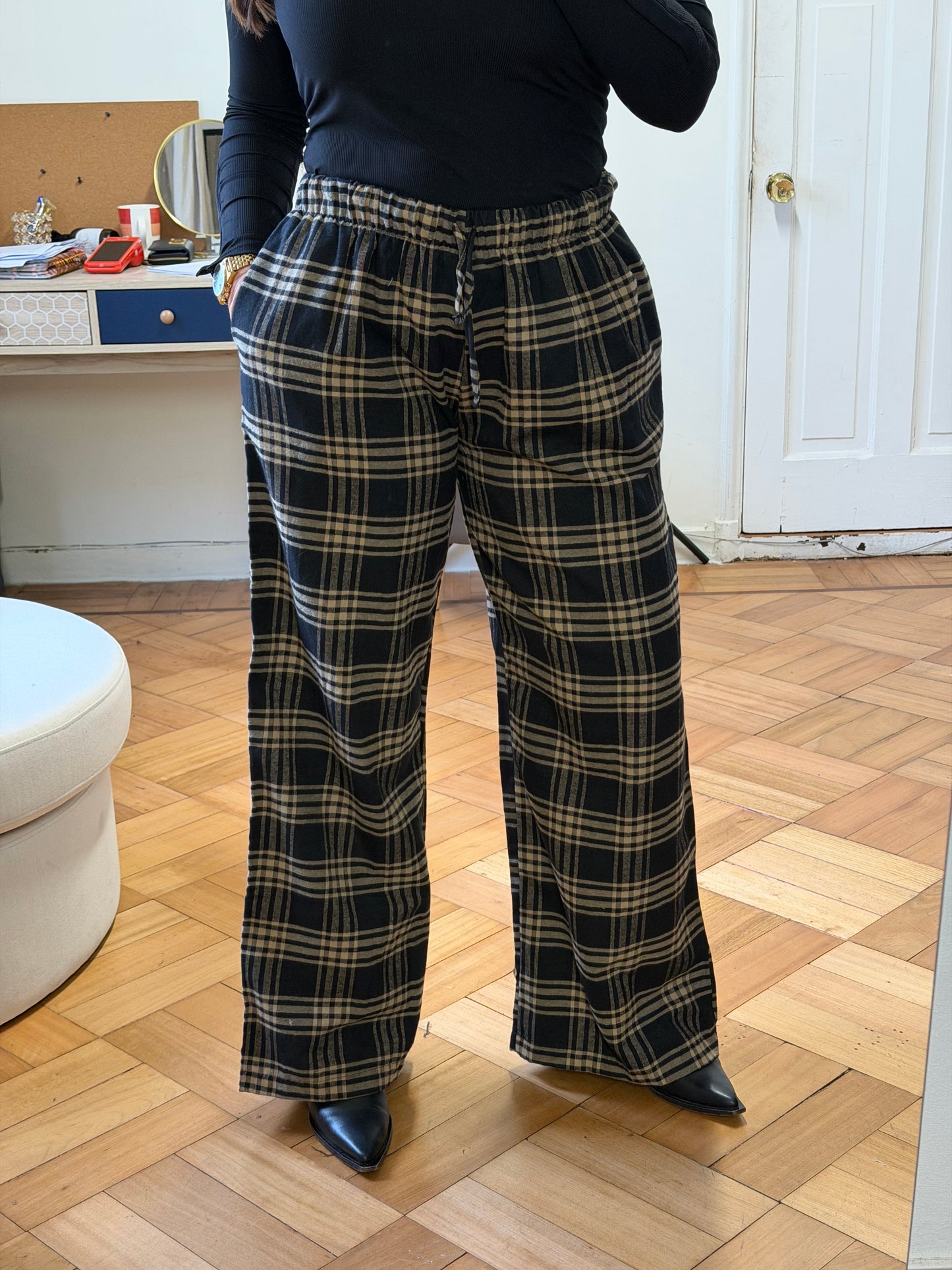 PALAZZO TARTAN ESCOCES