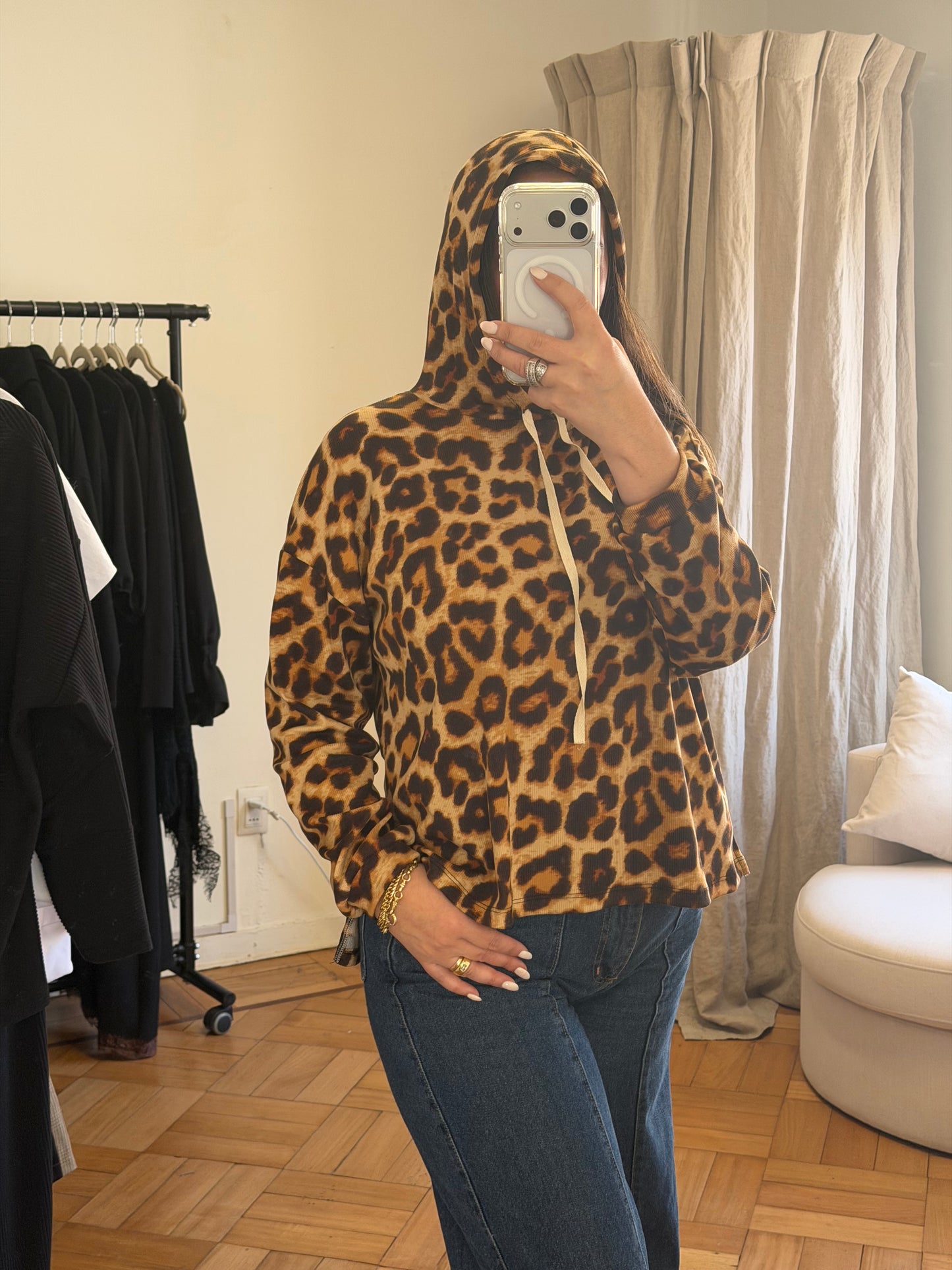 Poleron animal print