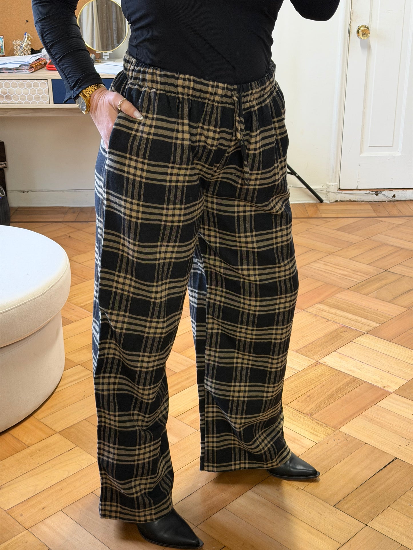 PALAZZO TARTAN ESCOCES