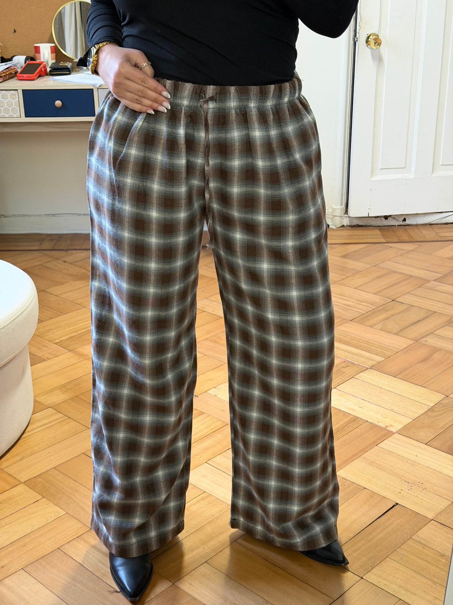 PALAZZO TARTAN ESCOCES