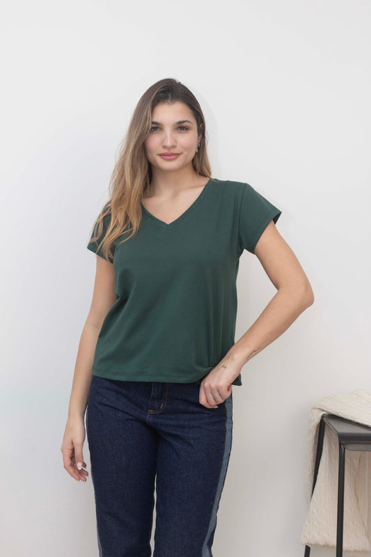 Polera MICA escote V