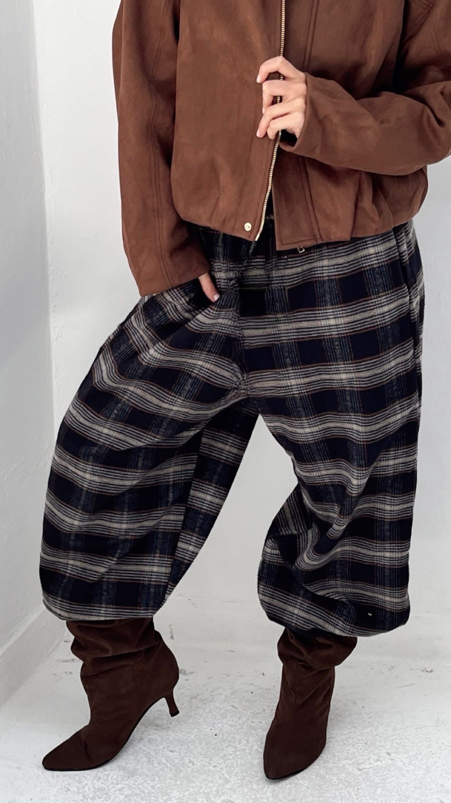 PALAZO TARTAN ESCOCES