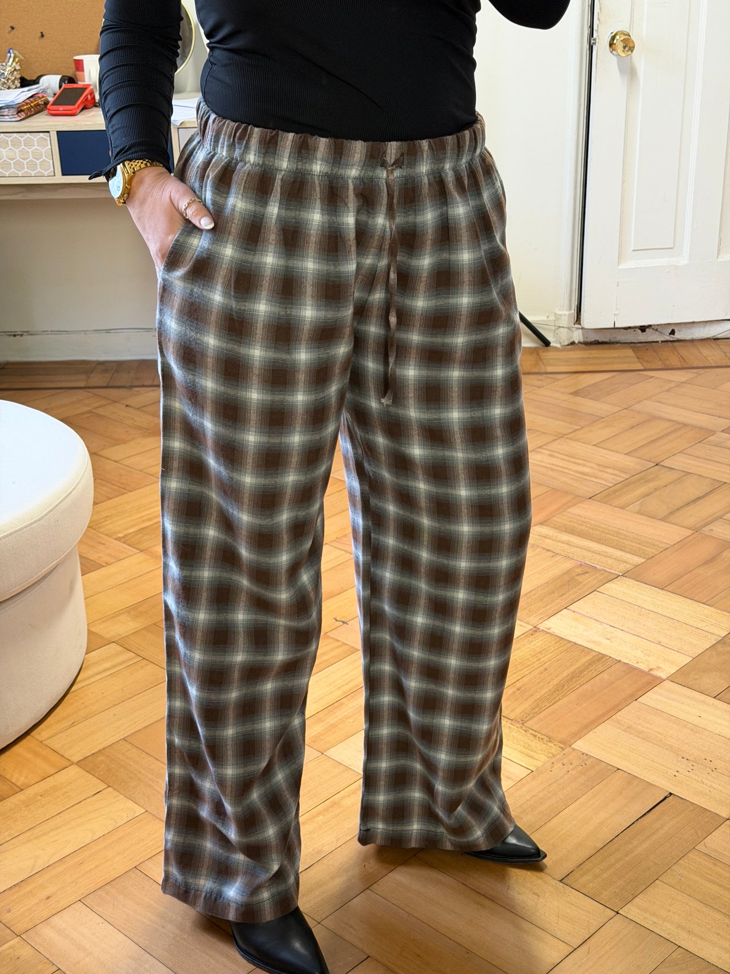 PALAZZO TARTAN ESCOCES